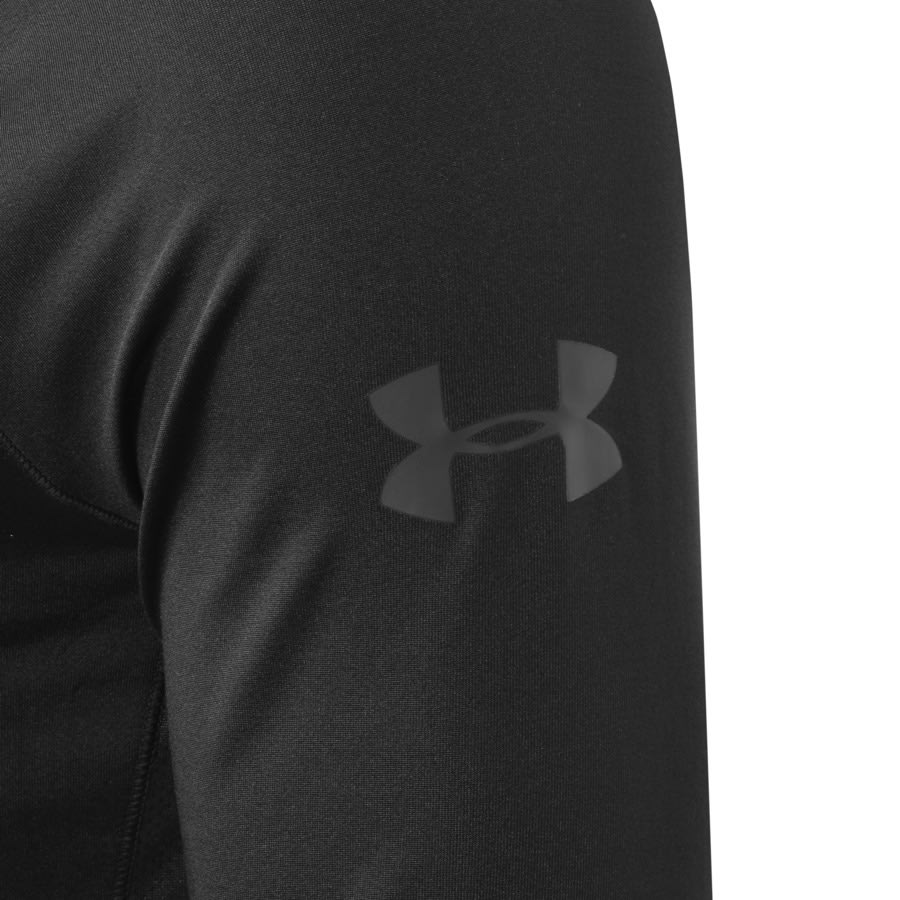 Alternative Image for ProductUnder Armour Half Zip Long Sleeve T Shirt Black3